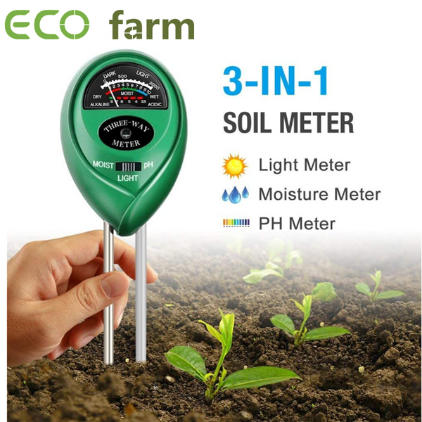 ECO Farm Capteur d'humidité du sol de testeur de PH du sol 3-en-1 pour la grande vente de ménage