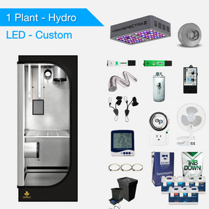 Kit complet de culture pour 1 plante - Hydro - LED