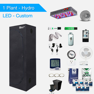 Kit complet de culture pour 1 plante - Hydro - LED