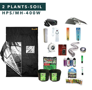 3 'X 3' HID sol kits complets pour tente de culture en intérieur 2 pour plantes