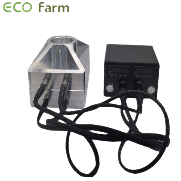 ECO Farm Kit de plaque convexe de presse à chaud de colophane de 4 * 7 pouces avec quatre tiges chauffantes