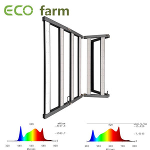 ECO Farm 780W/960W cycle complet pliable Dimmable LED élèvent la lumière pour la serre