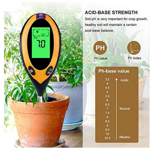 ECO Farm 4-en-1 testeur de pH du sol capteur d'humidité du sol écran LCD pour vente domestique rapide