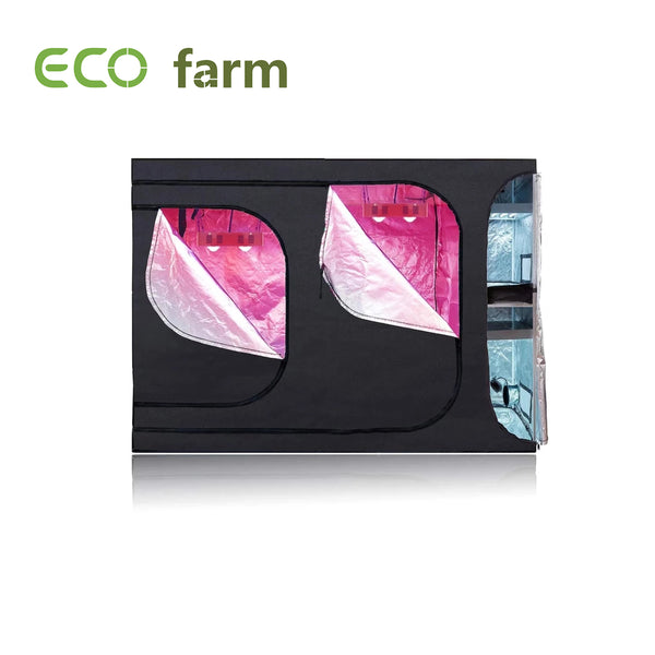 ECO Farm 9x4ft(108x48x80inch/270x120x200cm) Tente de Culture d'Intérieur 2 en 1 Hydroponique 600D