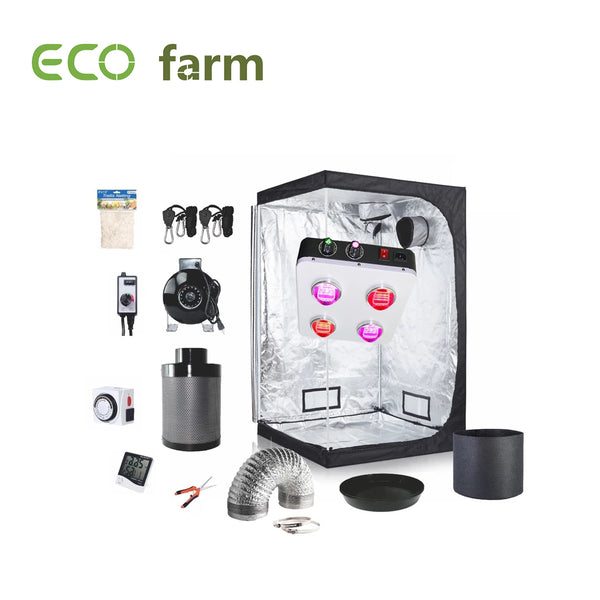 ECO Farm 4x2ft(48x24x80in/120x60x200cm) Paquet de Culture DIY Outillage Complet de Tente de Culture d'Intérieur