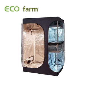 ECO Farm 4x3ft(48x36x72in/120x90x180cm) Tente de Culture pour Plante 2 en 1 d'Intérieur 600D