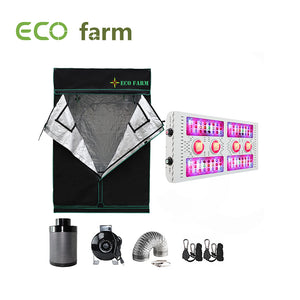 ECO Farm 5x5ft(60x60in/150x150cm) Paquet de Culture à LED Essentiel pour 6 Plantes-X8