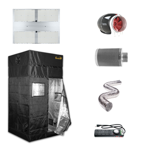 Kits de tente d'intérieur de culture de sol organique de 4 'X 4' LED pour 4 usines