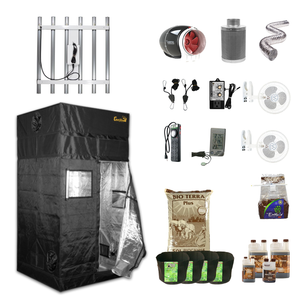 Kits de tente d'intérieur de culture de sol organique de 4 'X 4' LED pour 4 usines