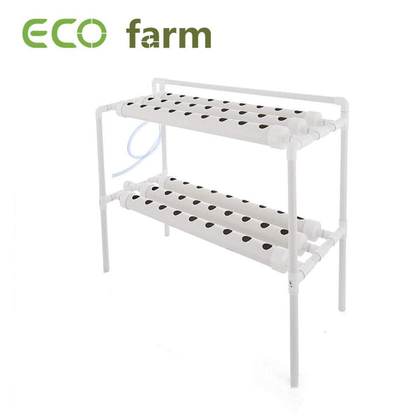 ECO Farm Agriculture verticale 2 couches 6 tuyaux 54 sites d'usine Kit de culture hydroponique Équipement portable achats en ligne