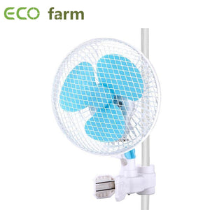 ECO Farm Ventilateur de tente de culture de 6 pouces avec clip oscillant à 120 degrés sur le contrôle de la vitesse du ventilateur 2