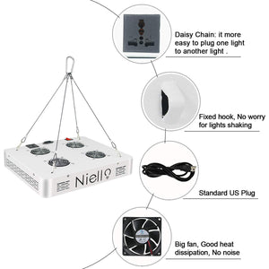 Niello 600/1200W Cob LED Lampe de Culture