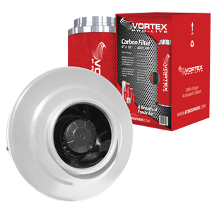 Vortex VBC600 403 CFM Ventilateur en ligne de 6 "et filtre à charbon Pro-Lite