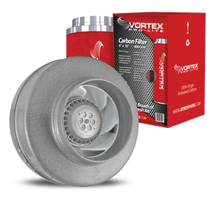 Vortex VTX600L 293 CFM Ventilateur en ligne de 6 "et filtre à charbon