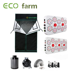 ECO Farm 4x4ft(48x48in/120x120cm) Outillage Complet Tente de Culture d'Intérieure Série A pour 4 Plantes Facile à Installer