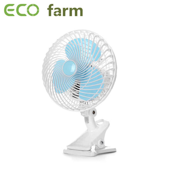 ECO Farm Mini Ventilateur électrique de 6 pouces Clip Oscillant Ventilateur de Contrôle de Vitesse à 3 Vitesses pour Tente de Culture