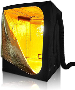 ECO Farm 5x5ft(150x150cm) Tente de Culture en Mylar d'Intérieure Salle de Culture pour Culture Hydroponique